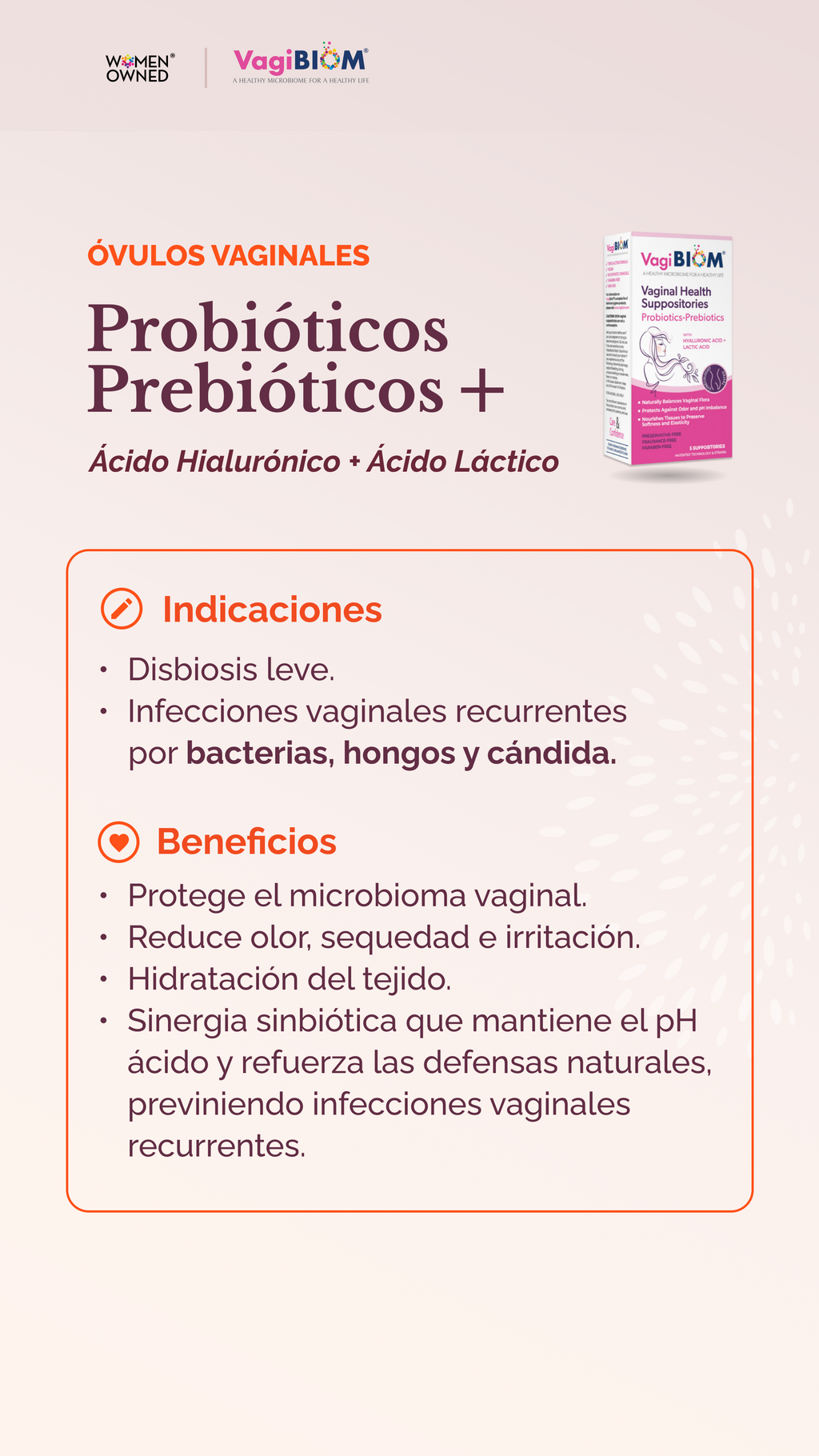 Óvulos - Probiotics + Prebiotics