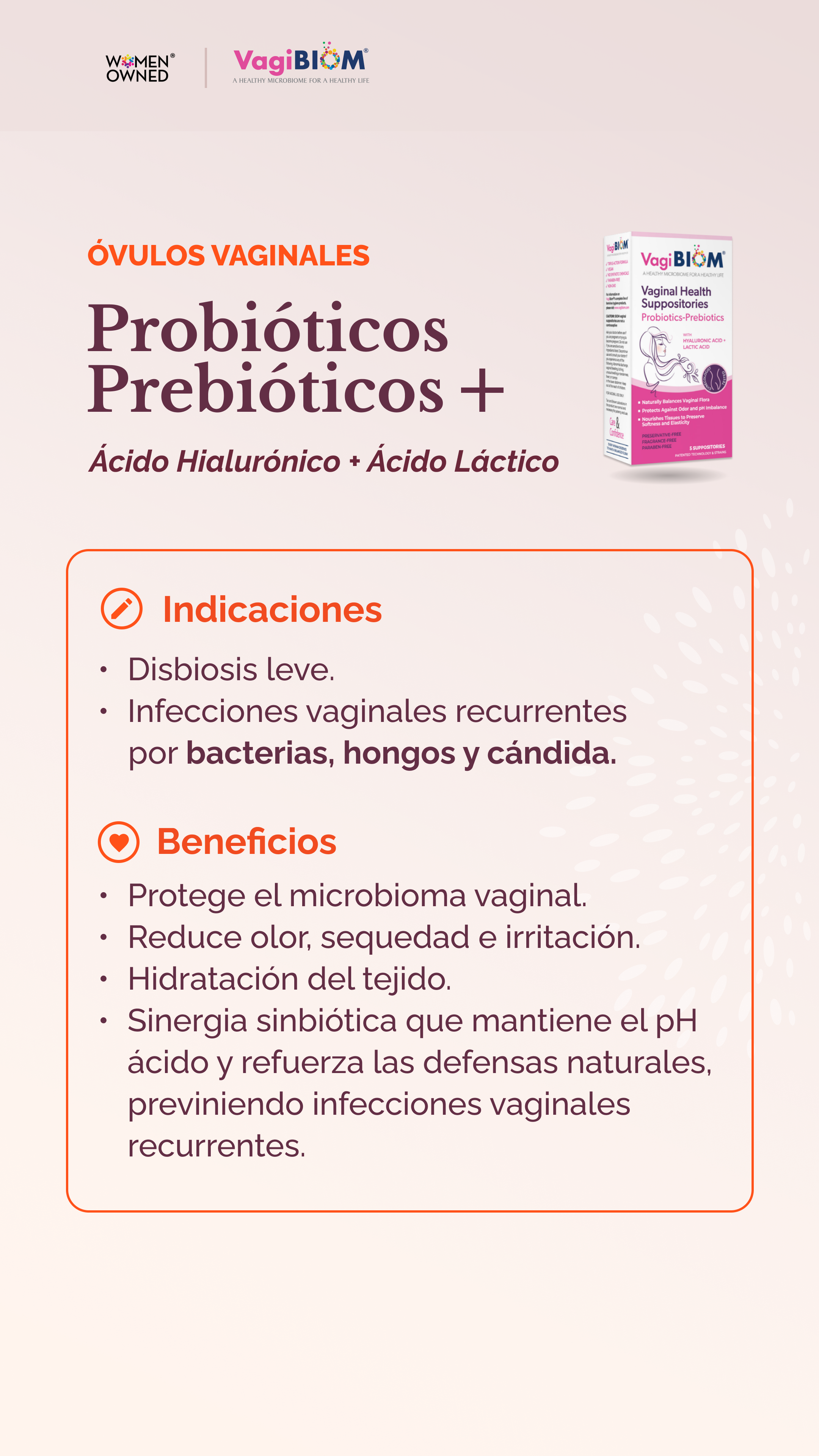 Óvulos - Probiotics + Prebiotics